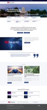 Website Launch K2 Integrity New Frontier